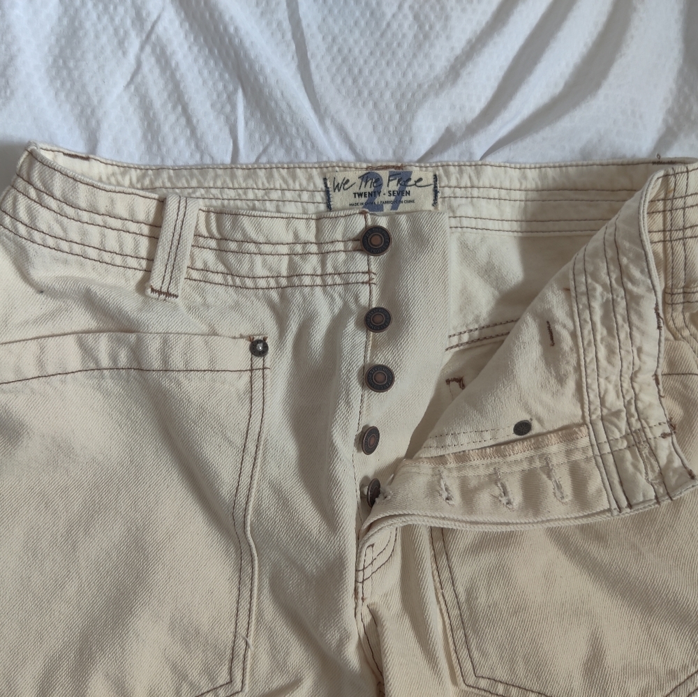 Free People Rebel Rouser Denim Cut-Off Shorts - Picture 4 of 6
